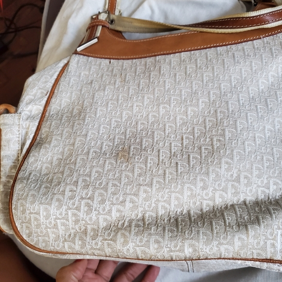 Dior Diorrissimo ivory pocket shoulder bag - Picture 6 of 9